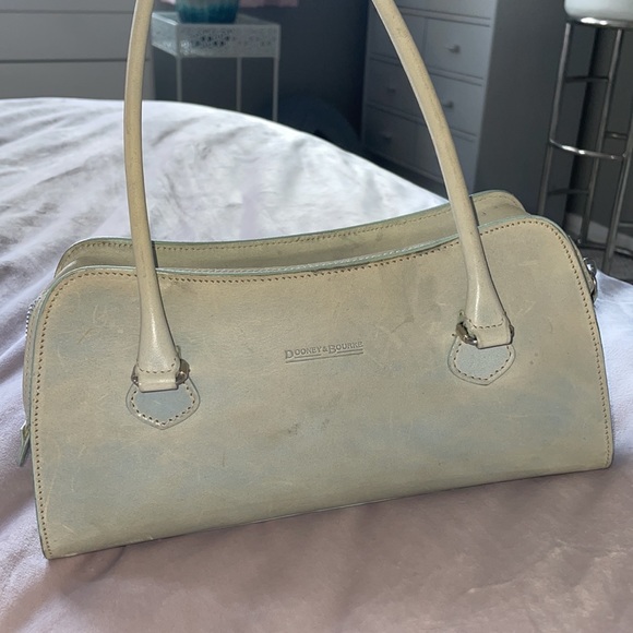Dooney & Bourke genuine leather bag in pastel mint/baby blue - Picture 3 of 12